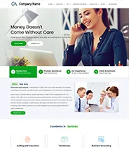 Green Website Template for CA