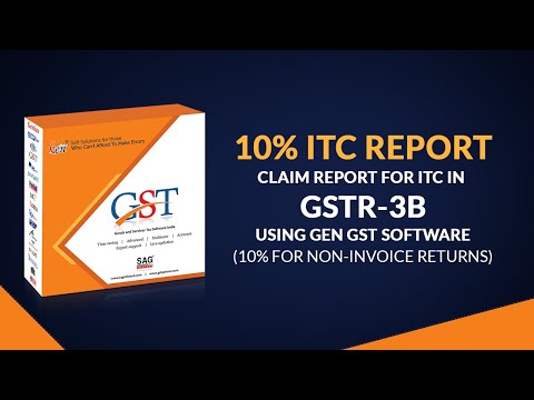 10% ITC Report -Claim Report