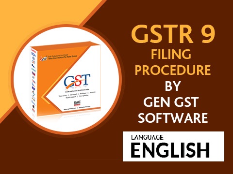 Gen GST GSTR 9 Filing Procedure English