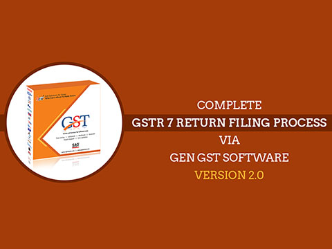 GSTR 7 Via Gen GST Software Video