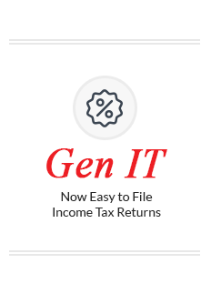 Gen IT (Income Tax) Return Filing Softare